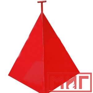 Фото 21 - Пожарная пирамида для пожарного гидранта 950x950x1150 (Четырехгранная).